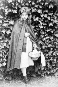 Agnes Grace Weld as Little Red Riding Hood (1857)