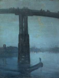 Nocturne: Blue and Gold-Old Battersea Bridge, 1872-75