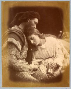 The parting of Sir Lancelot and Queen Guinevere (1874); for Idylls of the King